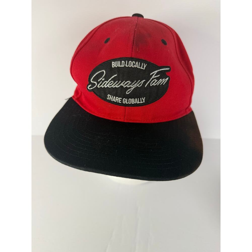 Vintage Sideways Farm "Build locally, share globally" Hat